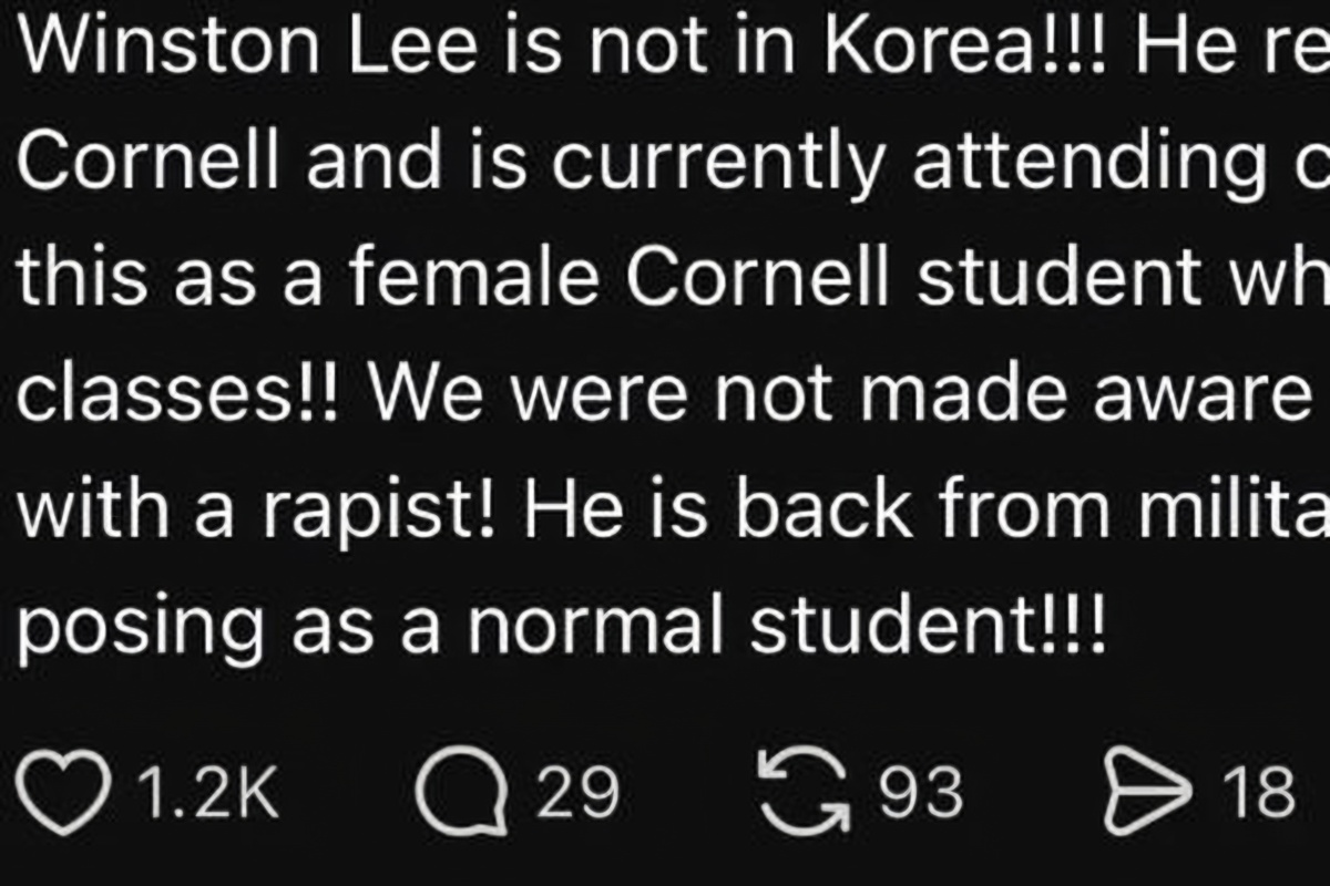 COVER STORY Online hunt begins for Korean defendant in Cornell sexual assault suit