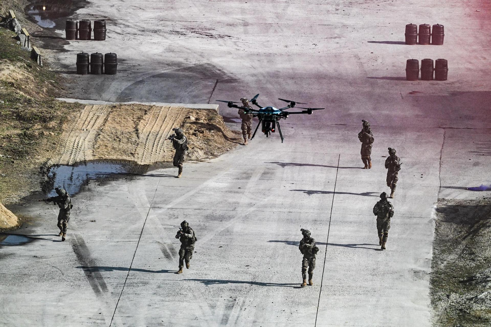 Recon, suicide drones spot targets, strike in Army's future warfare drill